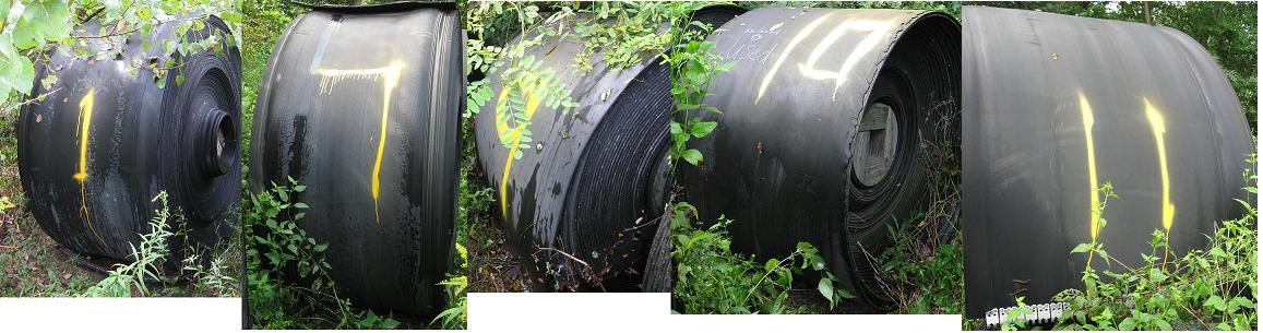 Fabric Conveyor Belt (42 inches, 5 rolls, 3485 feet) Lot A